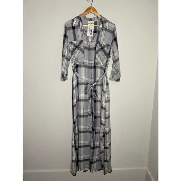 L'AGENCE Dresses & Skirts - L’Agence Blue Grey Cameron Maxi Duster Small NWT